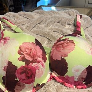 Floral Print Women's Bra